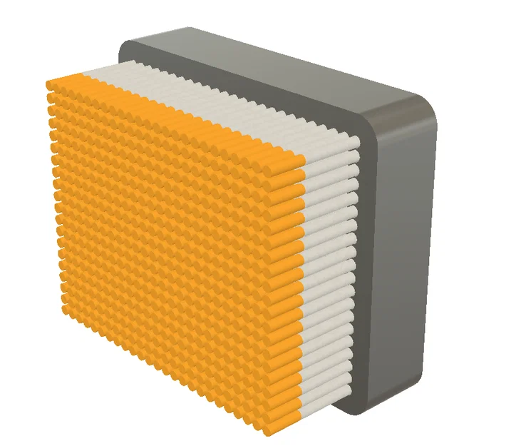 Mô hình 3D trang trí độc đáo HDMI sang 500 điếu thuốc - Image 3