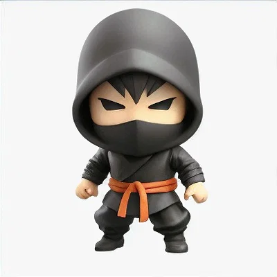 Mô hình Ninja phong cách Nendoroid - Mẫu in 3D chibi cực đáng yêu