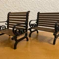 Mô hình ghế công viên thu nhỏ (Little Park Bench) trang trí - Thumbnail 1