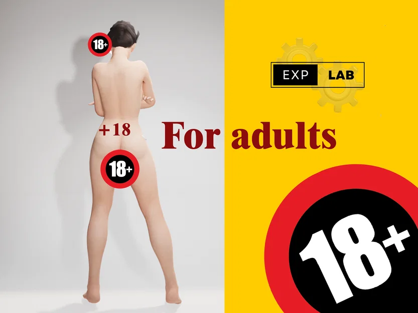 Mô hình 3D nhân vật nữ bikini 18+ - Tải file STL chất lượng cao - Image 3