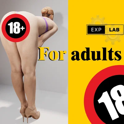 Mô hình 3D nhân vật nữ (L woman) - Figure nghệ thuật cho người lớn