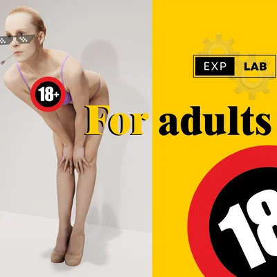 Mô hình 3D nhân vật nữ (L woman) - Figure nghệ thuật cho người lớn