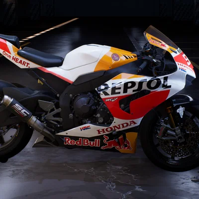 Mô hình 3D Honda CBR1000 RR-R Fireblade SP cực chi tiết