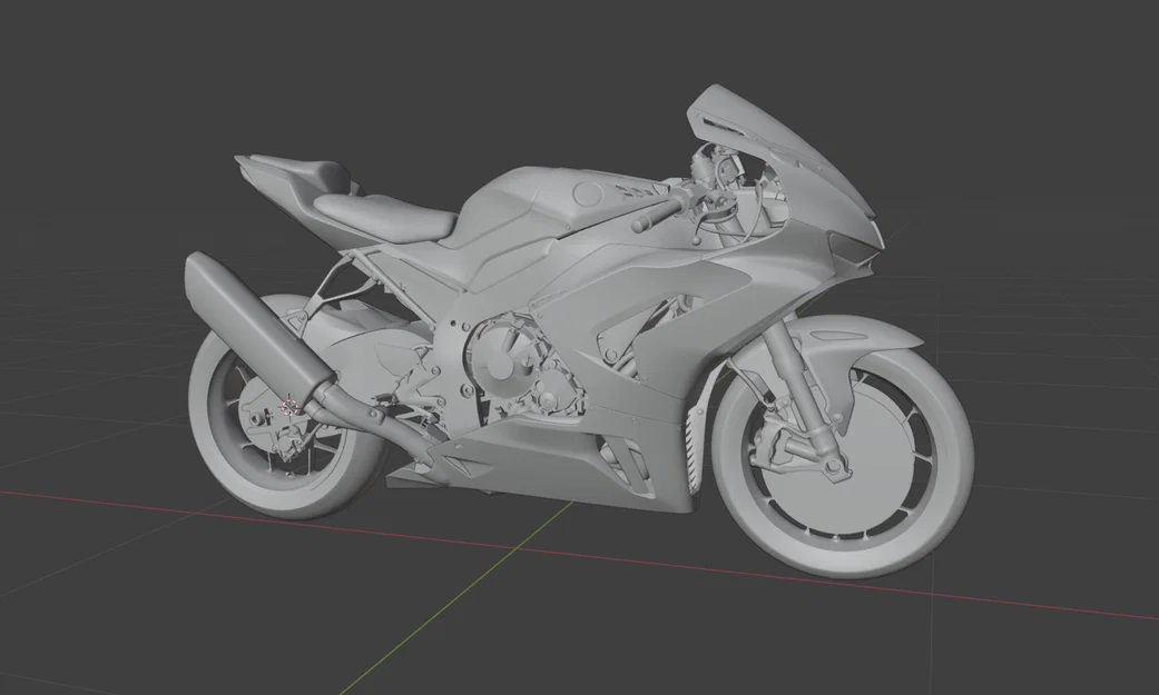 Mô hình 3D Honda CBR1000 RR-R Fireblade SP cực chi tiết - Image 2