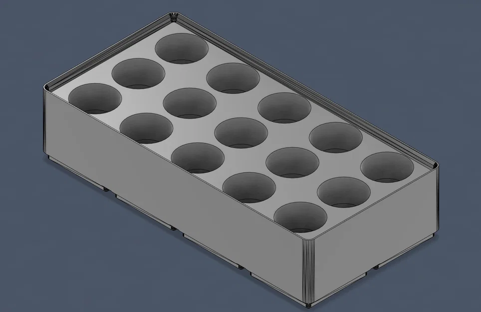 Khay đựng Collet ER25 chuẩn Gridfinity gọn gàng chuyên nghiệp - Image 2