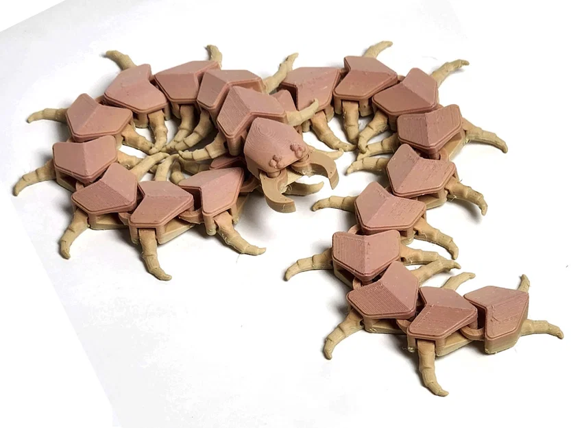 Mô hình con rết Scolopendra in 3D cử động linh hoạt độc đáo - Image 1