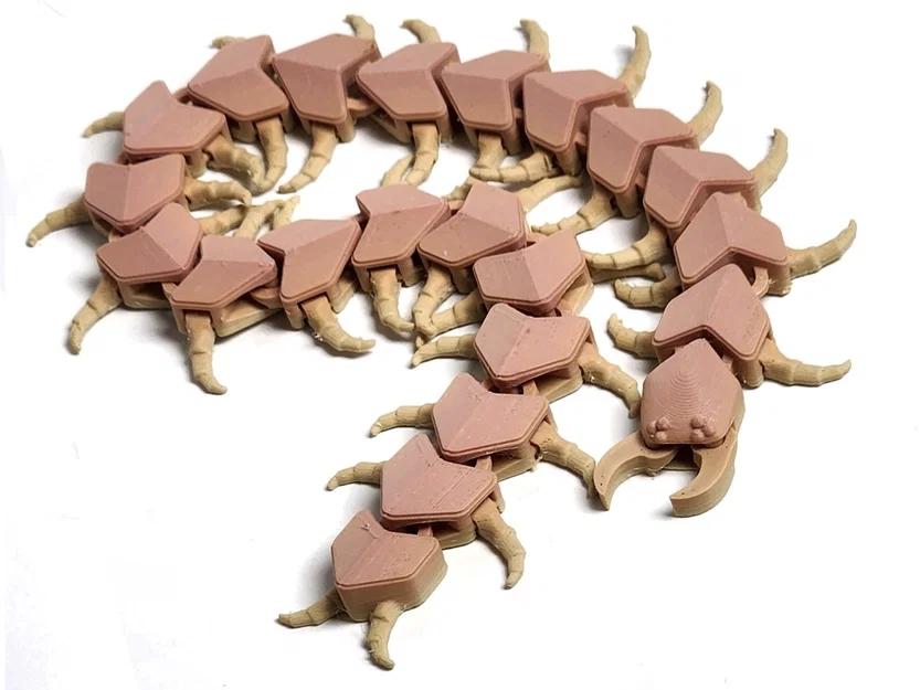 Mô hình con rết Scolopendra in 3D cử động linh hoạt độc đáo - Image 2