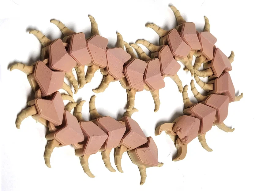 Mô hình con rết Scolopendra in 3D cử động linh hoạt độc đáo - Image 3