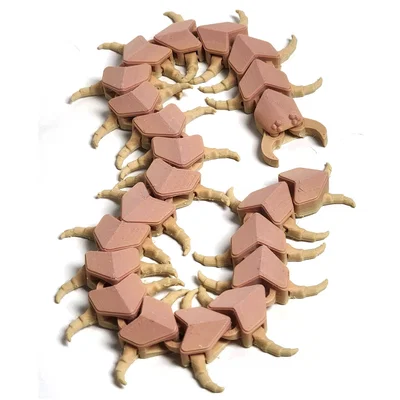 Mô hình con rết Scolopendra in 3D cử động linh hoạt độc đáo