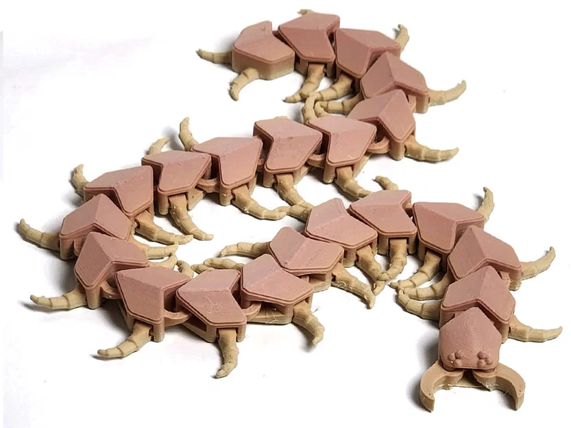 Mô hình con rết Scolopendra in 3D cử động linh hoạt độc đáo - Image 5