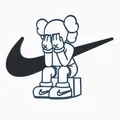 Kaws - Nike 2D plate (tấm 2D treo tường) - Thumbnail 1