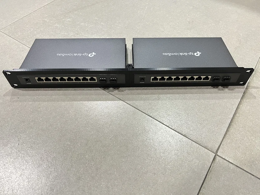 Adapter gắn rack 19" cho 2x TP-Link Omada TL-SG2210P (SG2008P/SG1210P) - Image 2