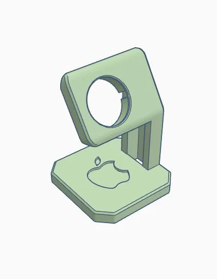 Đế sạc Apple Watch thiết kế logo Apple in 3D cực chất - Image 1