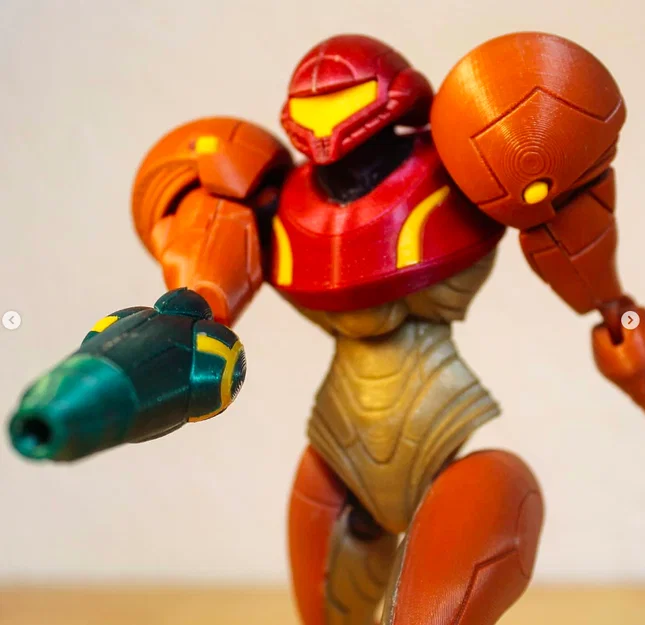 Mô hình nhân vật Samus từ Metroid có khớp nối - Image 4