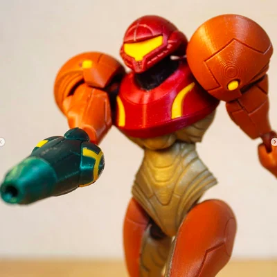 Mô hình nhân vật Samus từ Metroid có khớp nối