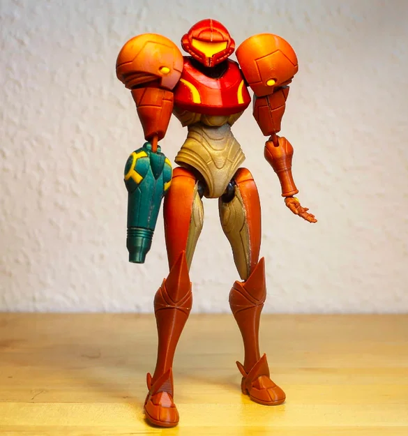 Mô hình nhân vật Samus từ Metroid có khớp nối - Image 5