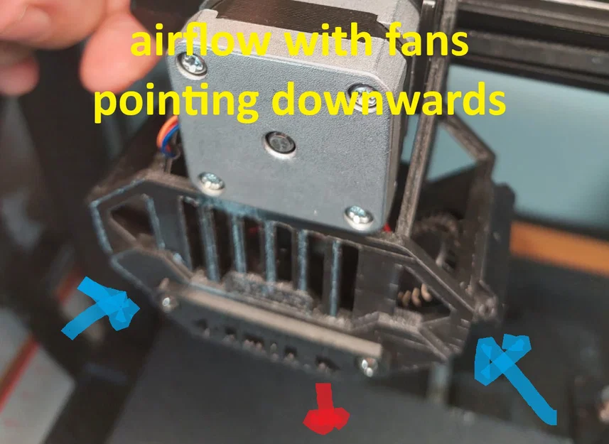 DomLuck's Hot Rod - Ốp quạt Ender 3 V3 KE (Fan Shroud) - D.L.H.R. - Image 9