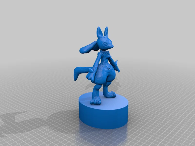 Mô hình 3D Pokémon Lucario đẹp mắt cho người hâm mộ - Image 1