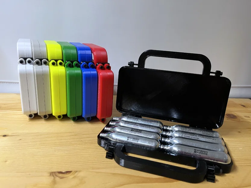 Hộp đựng ống CO2 12g – Phiên bản Pistol Case (8 ống) - Image 1