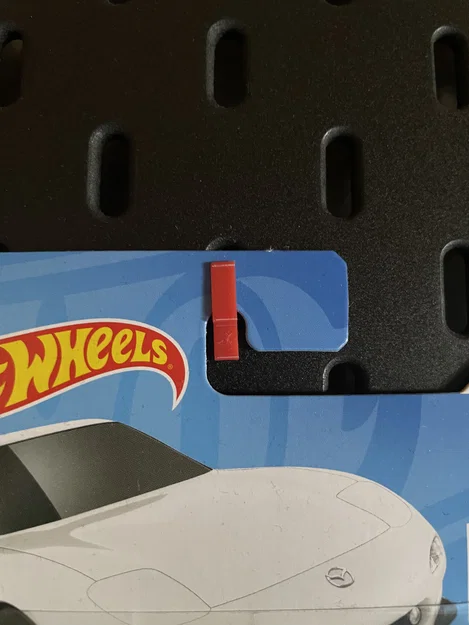 Móc treo 3D trưng bày mô hình Hotwheels trên bảng Skadis - Image 3