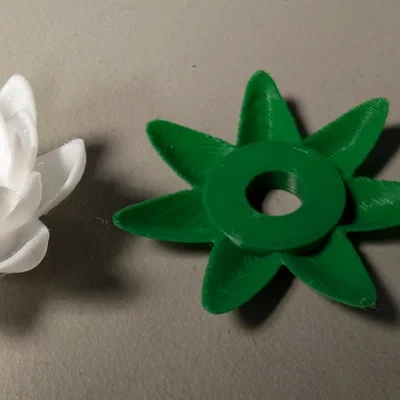 Nắp van xe đạp hình hoa sen trang trí độc đáo (Lotus Flower Valve Cap)