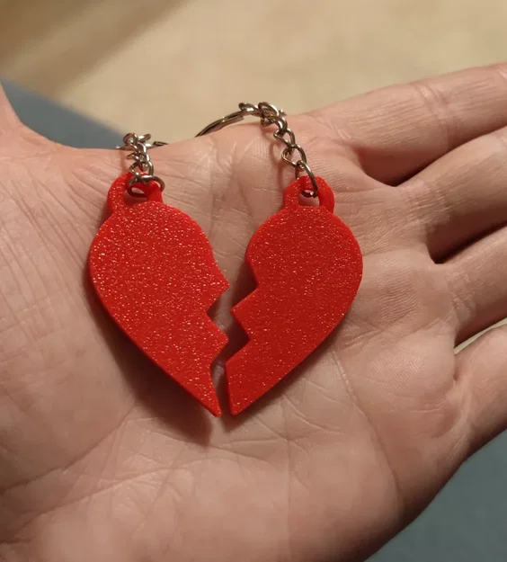 Móc khóa trái tim (Keychain Heart) - Image 1