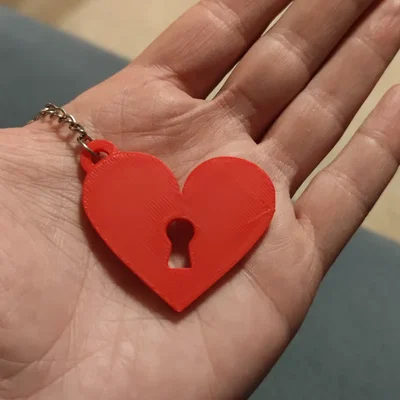 Móc khóa trái tim (Keychain Heart)