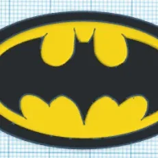Móc khóa biểu tượng Batman 3D độc đáo cho fan hâm mộ