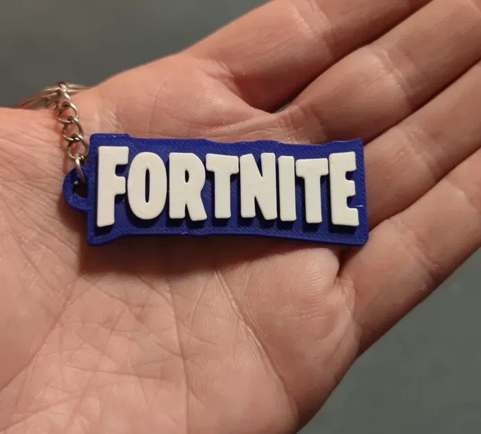 Móc khóa Fortnite (Fortnite keychain) STL 3D - Image 1