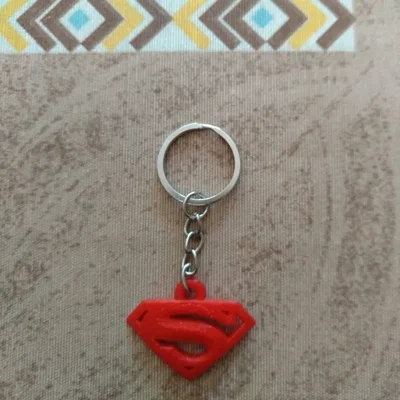 Móc khóa biểu tượng Superman - In 3D nhanh gọn, đẹp mắt
