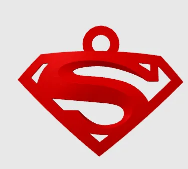 Móc khóa biểu tượng Superman - In 3D nhanh gọn, đẹp mắt - Image 2