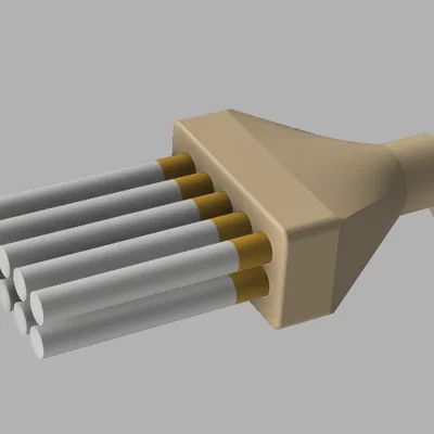 Đầu nối 10 điếu thuốc (10 Cigarettes Adapter) in 3D độc đáo