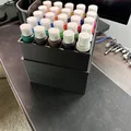 Khay đựng sơn Acrylic 25 ngăn kèm ống cắm cọ in 3D thông minh - Thumbnail 2
