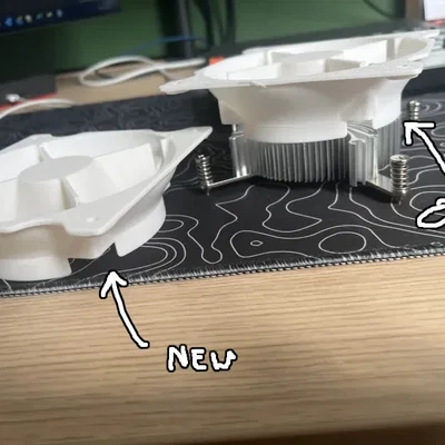 Adapter gắn quạt 120mm cho cooler AMD 4700S Desktop Kit