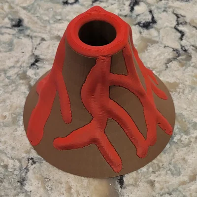 Mô hình núi lửa Volcano cho dự án Automata in 3D