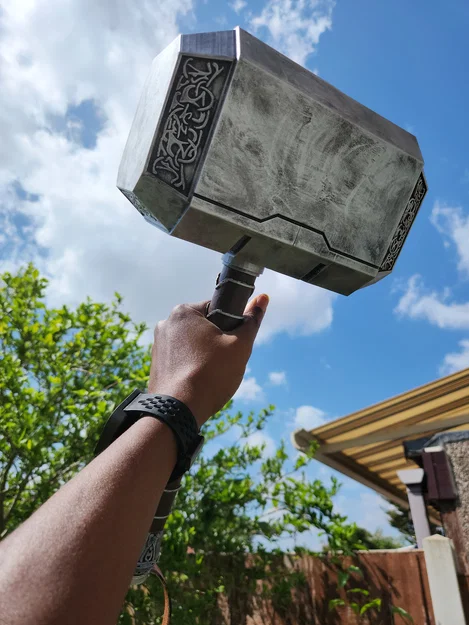 Mô hình búa Thor Mjolnir in 3D - Tỷ lệ 1:1 siêu chân thực - Image 1