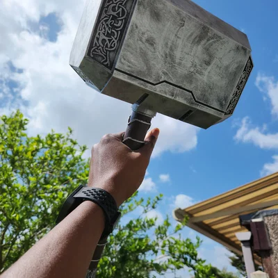 Mô hình búa Thor Mjolnir in 3D - Tỷ lệ 1:1 siêu chân thực