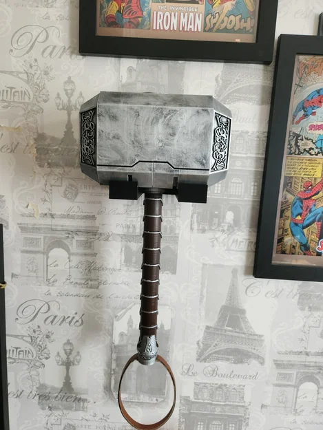 Mô hình búa Thor Mjolnir in 3D - Tỷ lệ 1:1 siêu chân thực - Image 2