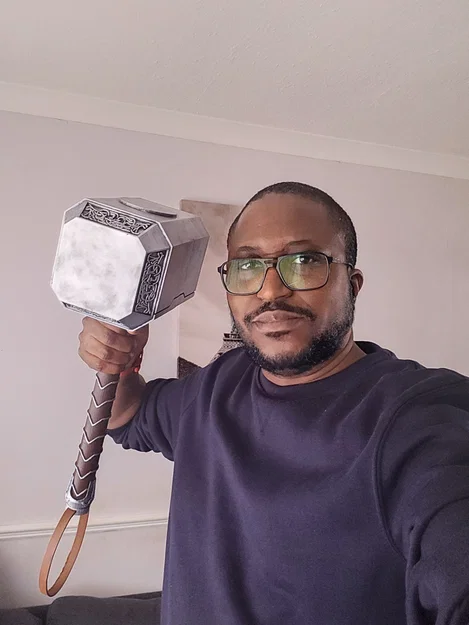 Mô hình búa Thor Mjolnir in 3D - Tỷ lệ 1:1 siêu chân thực - Image 3