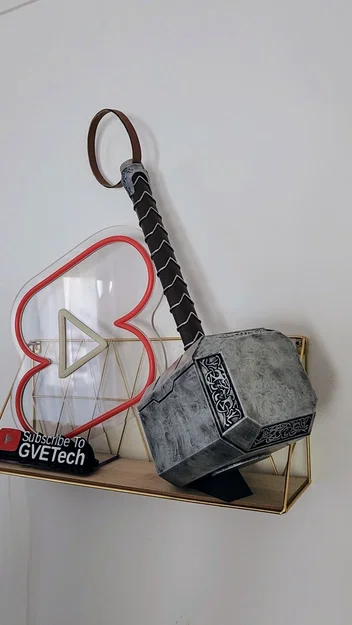 Mô hình búa Thor Mjolnir in 3D - Tỷ lệ 1:1 siêu chân thực - Image 4