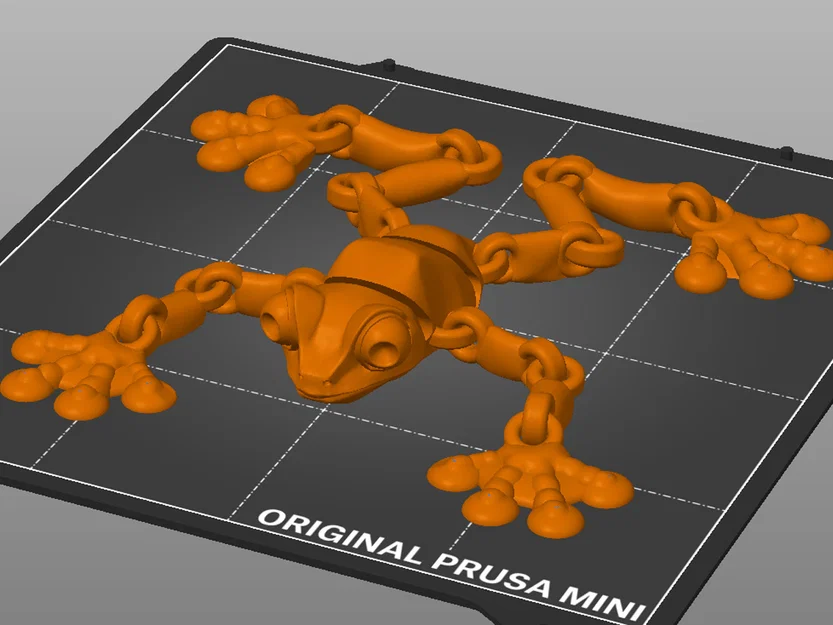 Mô hình chú ếch khớp nối in 3D cực kỳ linh hoạt (Frog) - Image 2