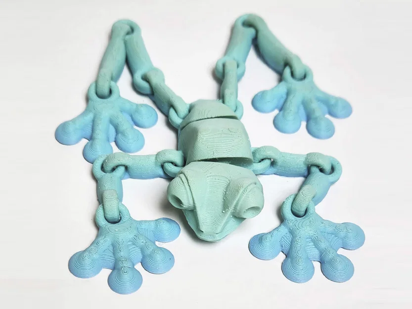 Mô hình chú ếch khớp nối in 3D cực kỳ linh hoạt (Frog) - Image 3