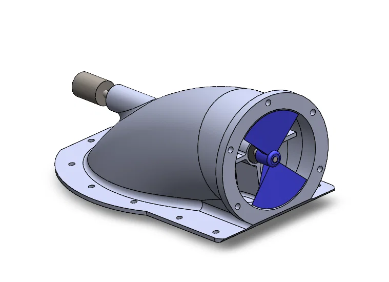 Bộ hệ thống phản lực nước 70mm cho thuyền mô hình (Water Jet) - Image 1