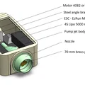 Bộ hệ thống phản lực nước 70mm cho thuyền mô hình (Water Jet) - Thumbnail 3