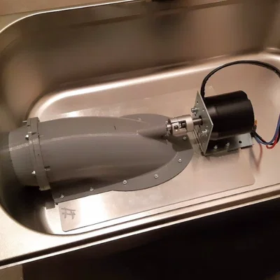 Bộ hệ thống phản lực nước 70mm cho thuyền mô hình (Water Jet)