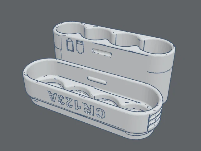 Hộp đựng pin CR123A 3D in - Gọn gàng, bền bỉ và dễ sử dụng - Image 1