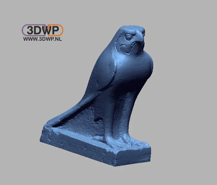 Tượng Horus (Horus Sculpture) – Bản quét 3D - Image 1