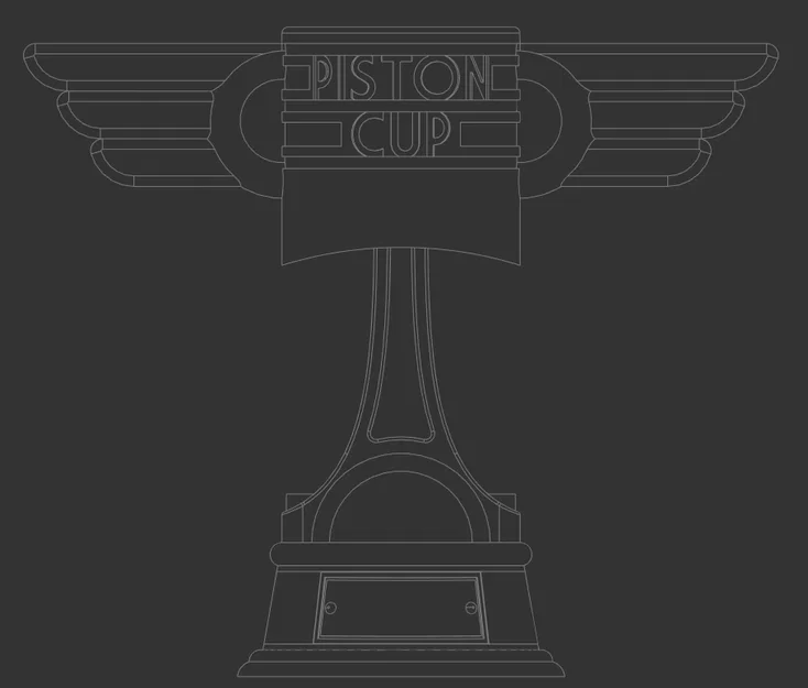 Cúp Piston Cup (Piston Cup Trophy Replica) - Image 4