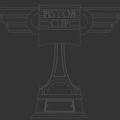 Cúp Piston Cup (Piston Cup Trophy Replica)