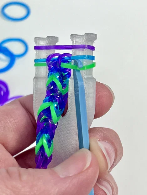 Móc nhỏ cho khung dệt dây thun (rubber band loom) – in siêu nhanh - Image 2